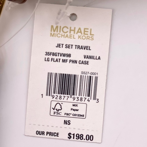 Michael Kors Large Flat Phone Wallet Wristlet - Picture 5 of 5